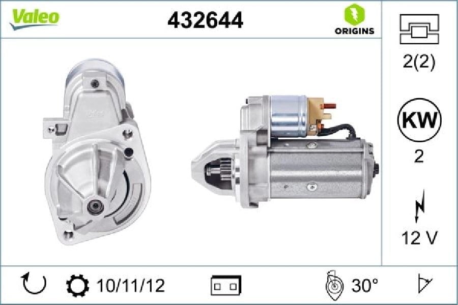 Mars Motoru (12V 20KW 11 DIS) W202 93>00 W203 00>07 W124 93>95 W210 99>02 W211 02>08 Vito 638 97>0