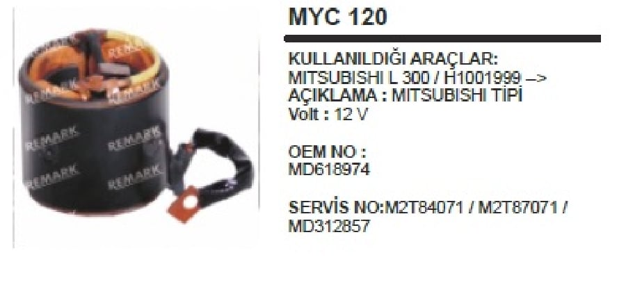 Mars YASTIGI+GOVDESI 12V Mits Tipi 99>12VL300H100 CAP:81mm Orta BOY:63mm Tam BOY:715mm Kom Olcu