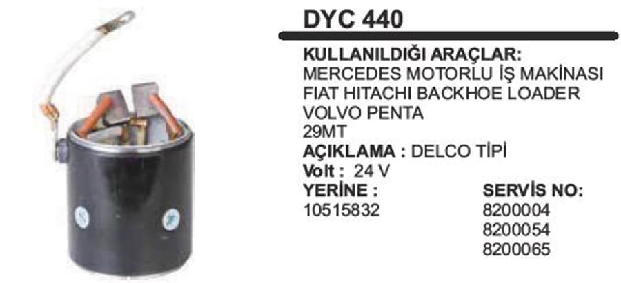MARS YASTIGI+GOVDESI DELCO 24V29MTMERCEDES/FIAT/VOLVO