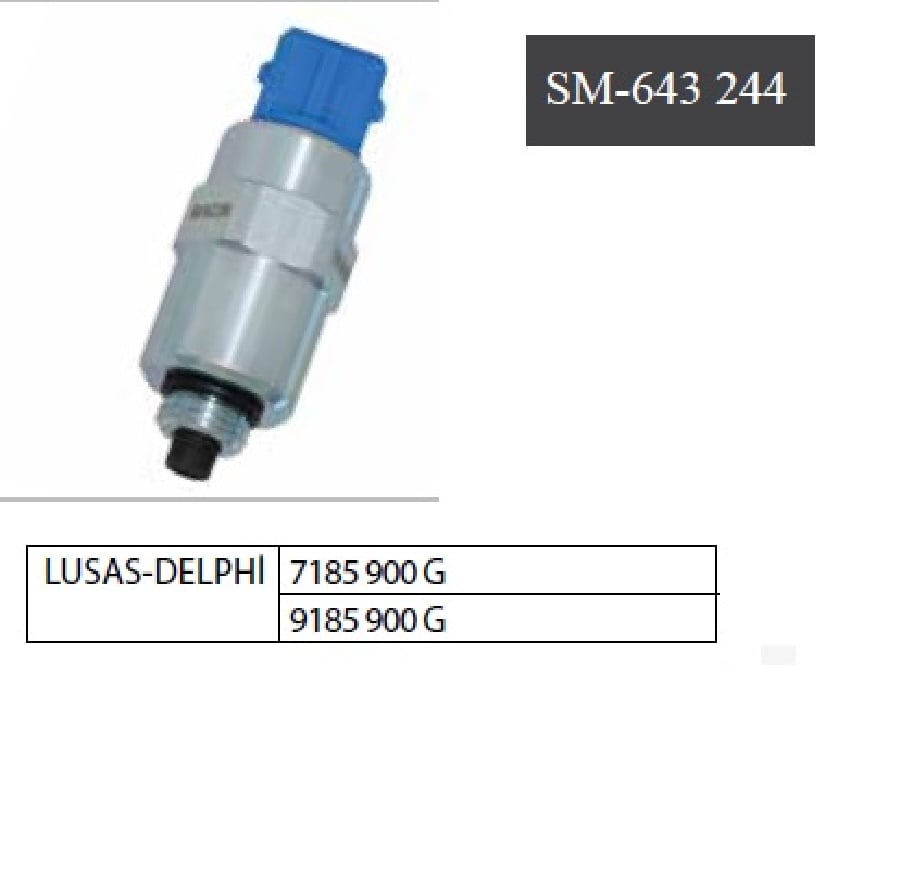 MF YENI MODEL JCB NEW HOLLAND DIZEL STOP MUSURU 12 VOLT  7185900G 9185900G 26420469 71630098 716/30098