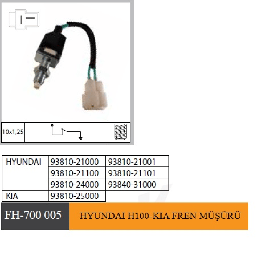MUSUR FREN > HYUNDAI H100  9381021000 9381021001 938102100 9381021101 9381024000 9381031000 9381025000