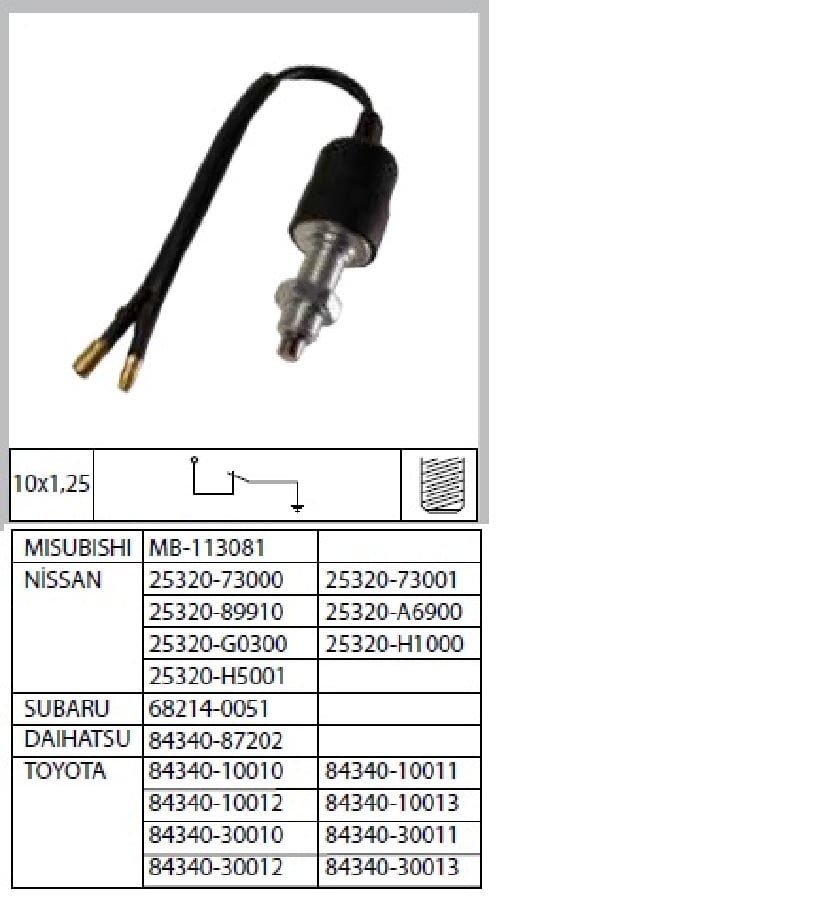 MUSUR FREN > MITSUBISHI CANTER  MB113081 2532073000 2532073001 25320G0300 25320H1000 8434010010 8434010011 8434030010 35350601000 35350601003
