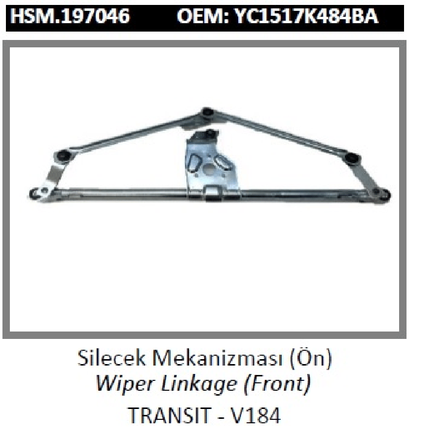 ON CAM SILECEK MEKANIZMASI > TRANSIT  V184  YC1517K484BA