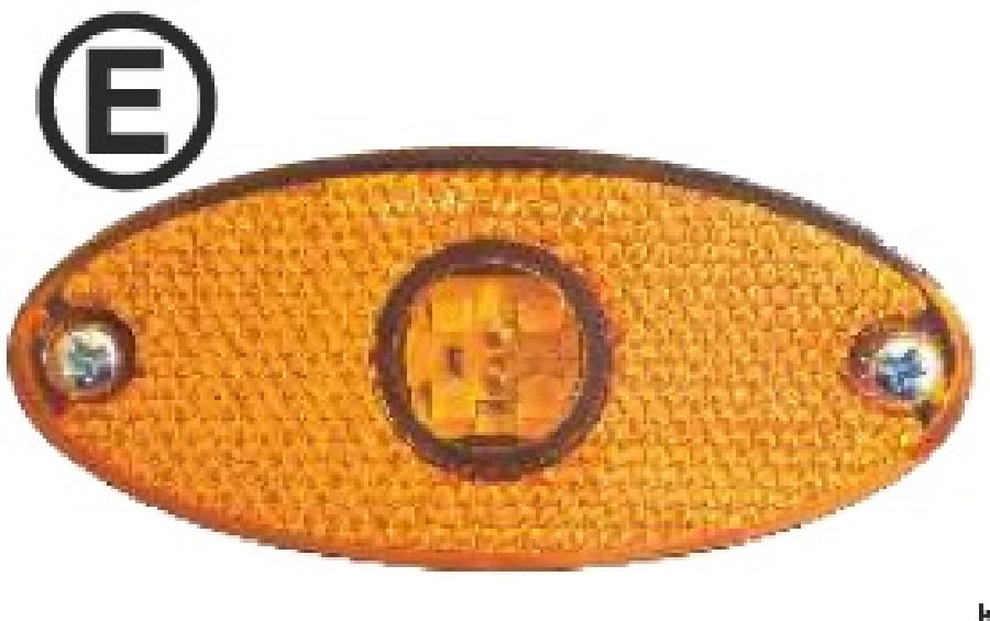 OVAL TIP LEDLI YAN SINYAL LAMBASI SARI