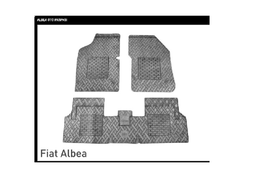 PASPAS BEZSIZ 3 PARCA SIYAH > FIAT ALBEA DEKORATIF