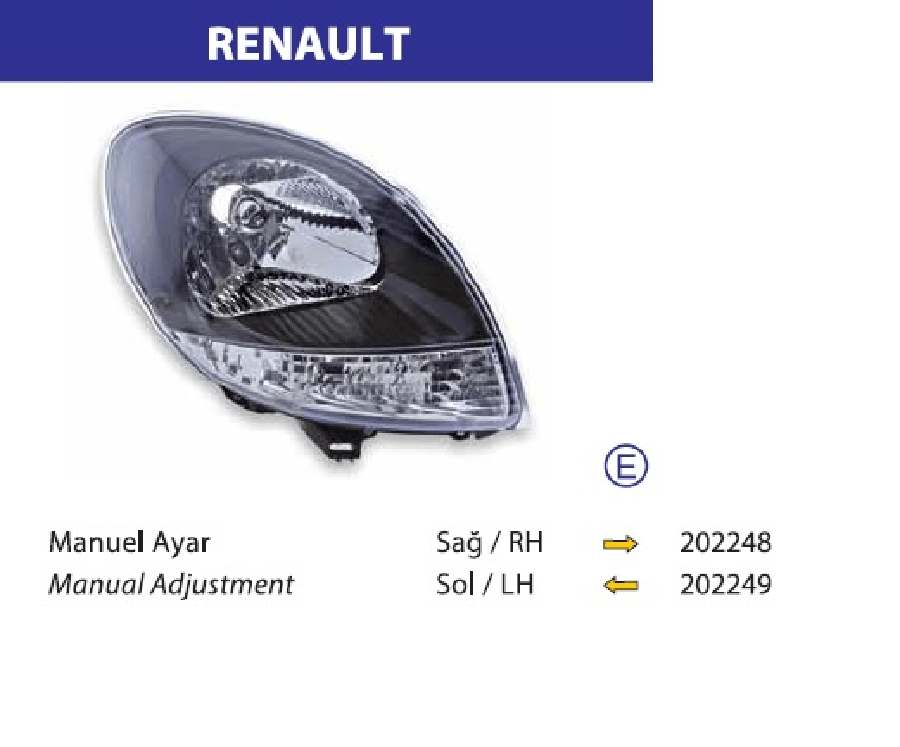 RENAULT KANGOO FAR  / MANUEL SOL ( 20082009 )