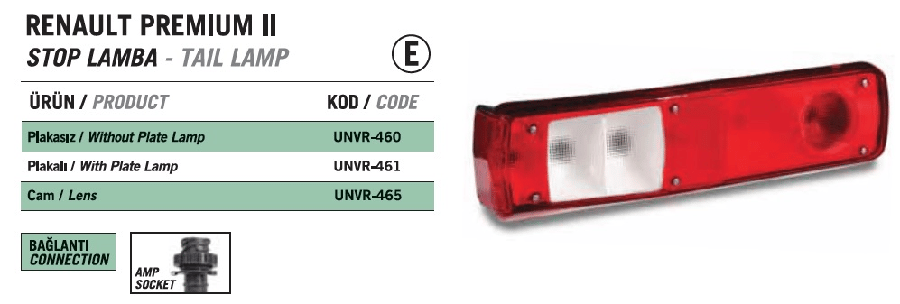 RENAULT PREMIUM STOP CAM 'E' 7420802418