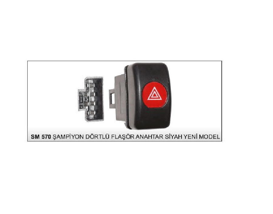 SAMPIYON 4'LU FLASER ANAH SIYAH  YM