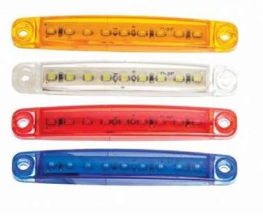 SIDE MARKER BASAMAK AYDINLATMA BEYAZ CAM BEYAZ 9LED 12V24V