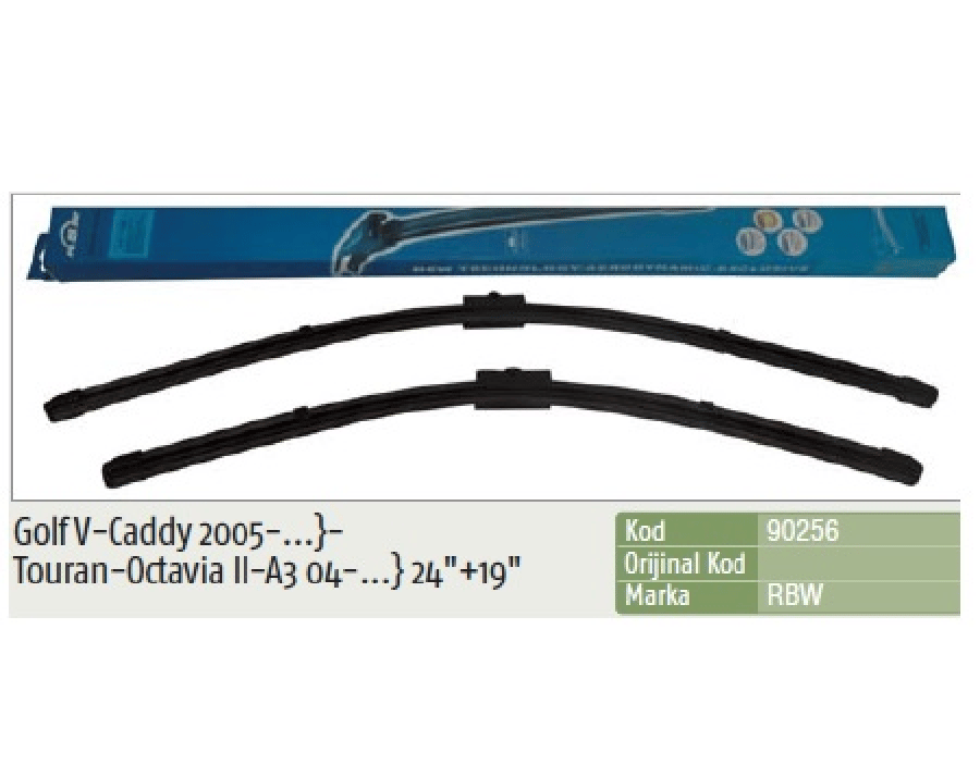 SILGI PALETI (2AD) 610 & 480mm MUZ >  CADDY (20042010)  GOLF V HB (20032005)  JETTA V (20052006)