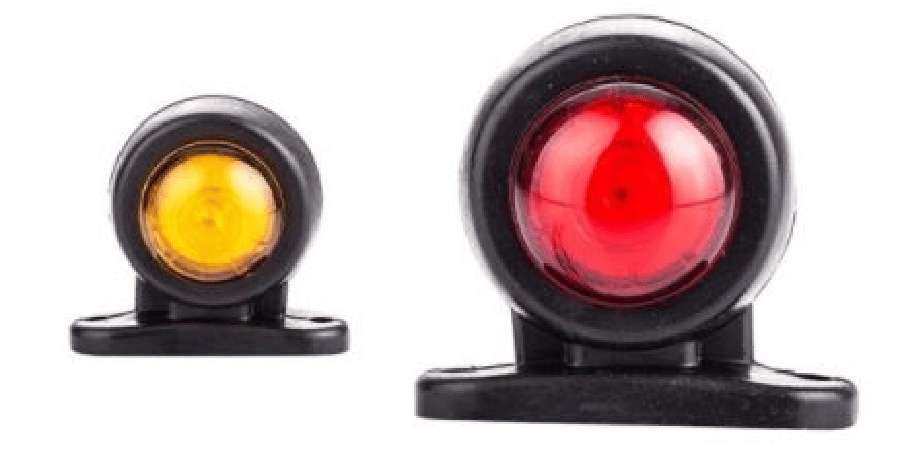 TAKOZ LAMBA EXTRA MINI 2 LEDLI KIRMIZISARI 12V24V