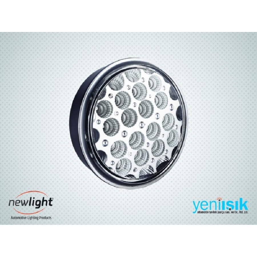 TEMSA TIP OTOBUS LEDLI SINYAL LAMBASI (BEYAZ CAM/SARI LED) 24V