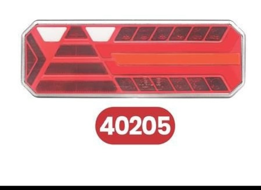 TIR ve DORSE STOP LAMBASI NEON LED 6 FONKSIYON SAG 10/30V E2W E9