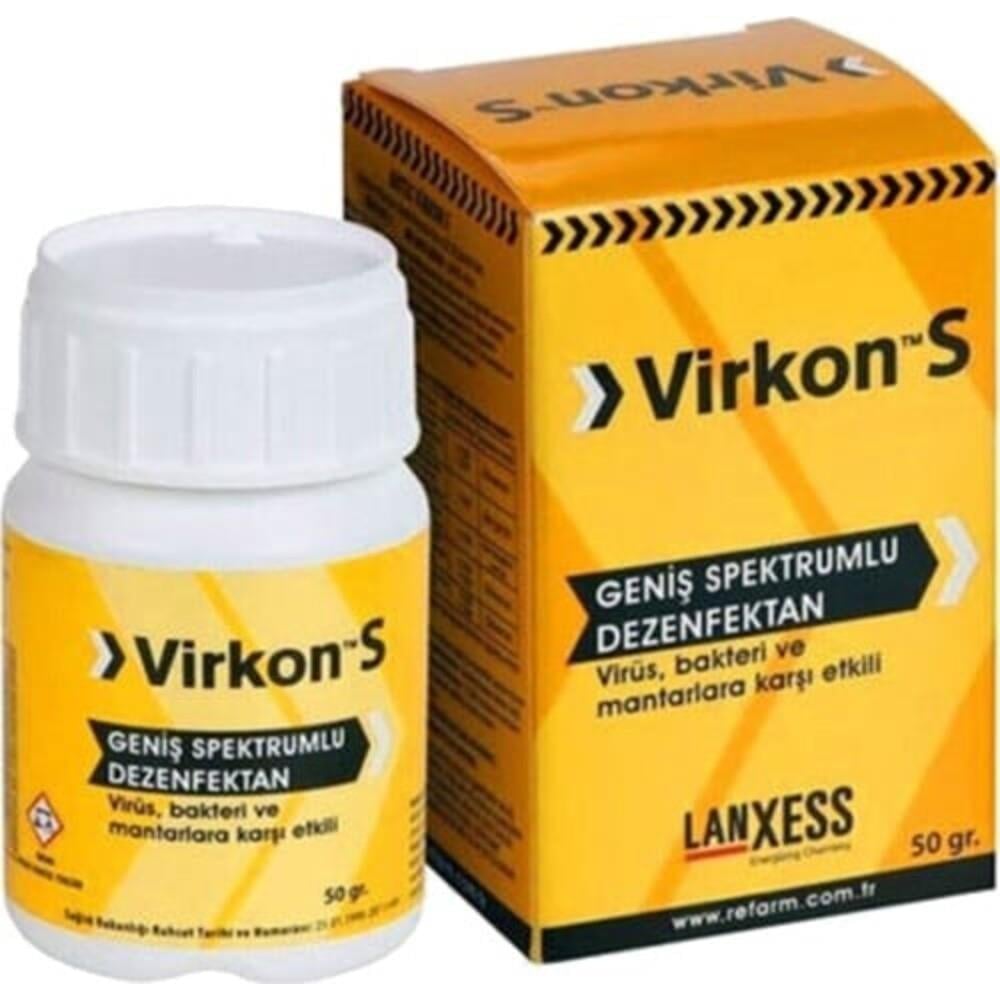 Virkon S Geniş Spektrumlu Dezenfektan 50 Gr.