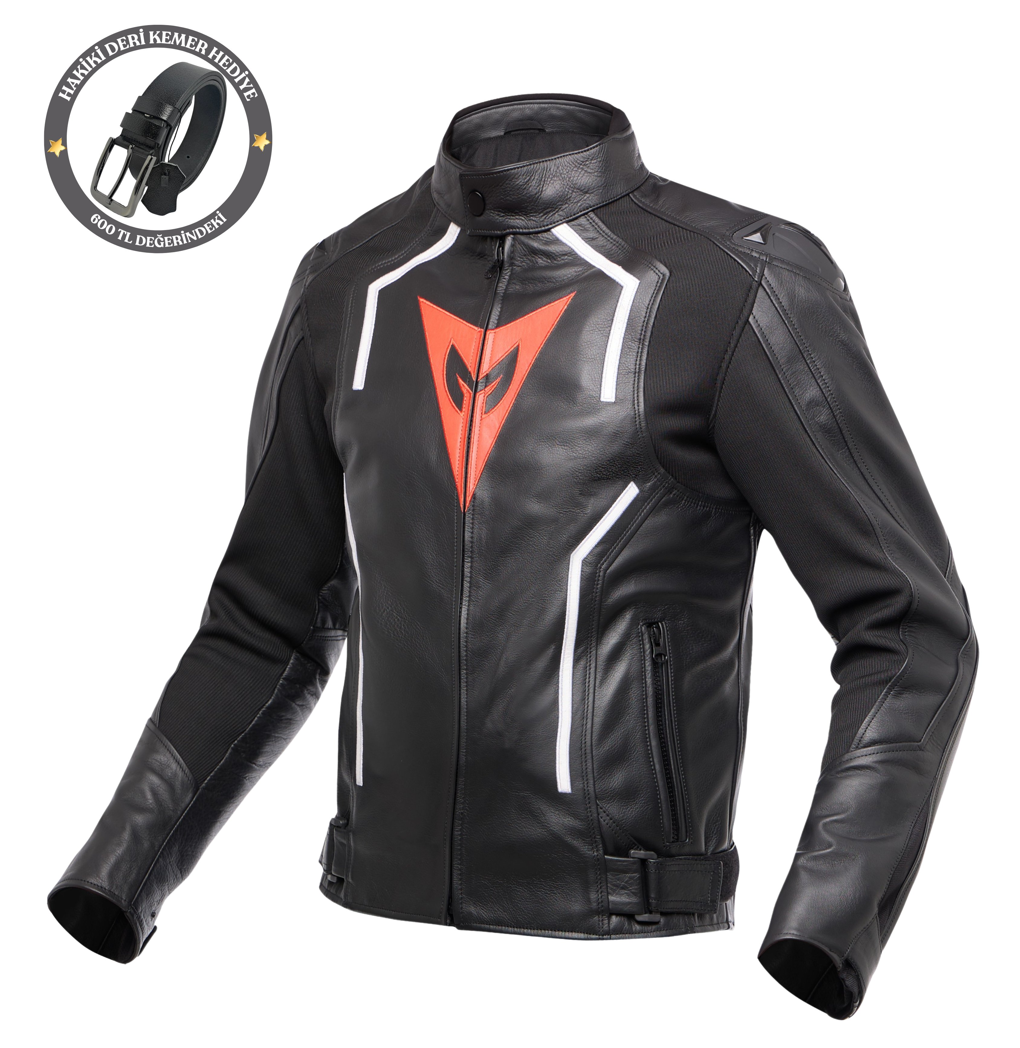 LEATHER COMBAT DERİ MOTOSİKLET CEKETİ