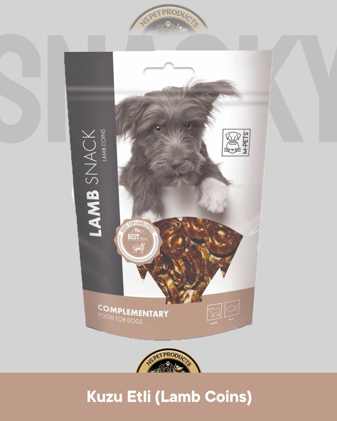 M-Pets Lamb Coins Kuzu Etli Köpek Ödül Maması 70 gr