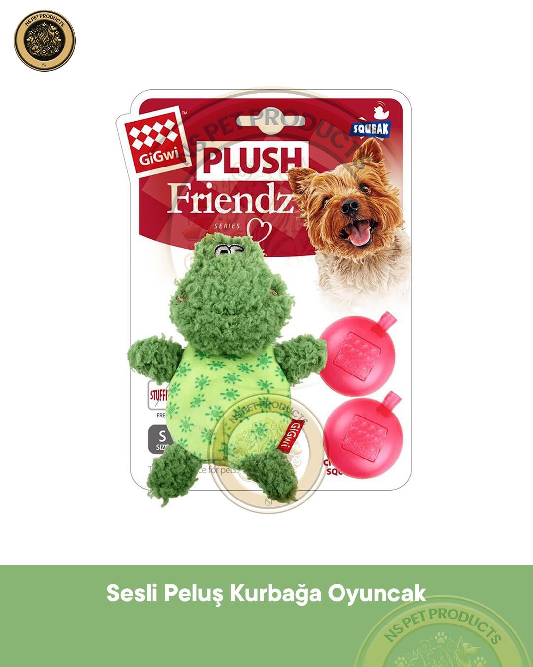 Plush Friendz Sesli Peluş Kurbağa