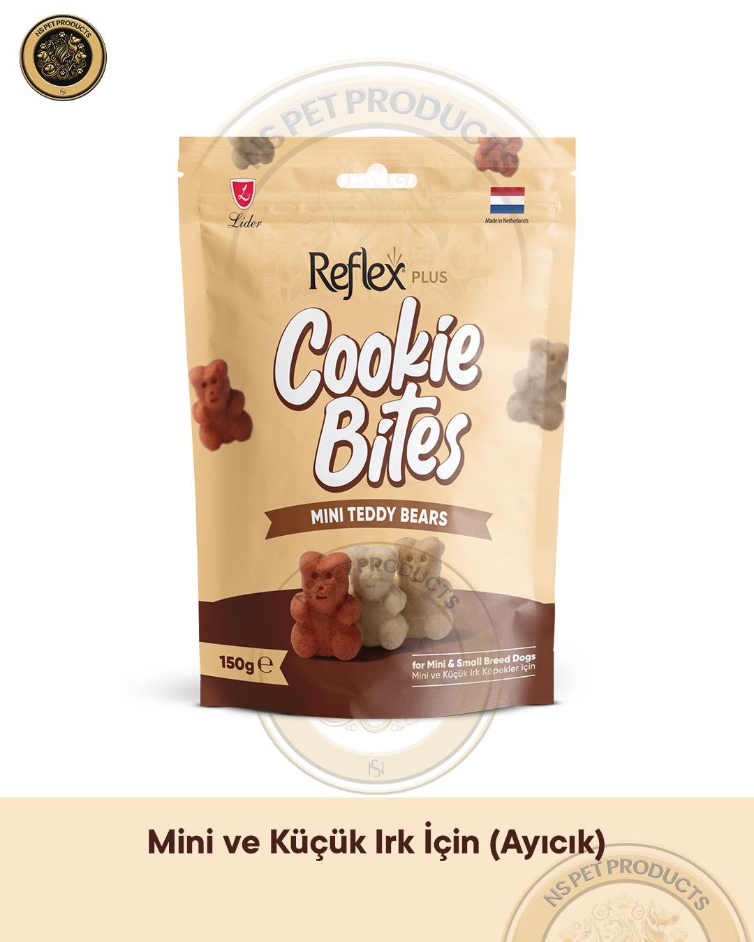 Reflex Cookie Bites Mini Teddy Bears 150gr Köpek Ödül Maması