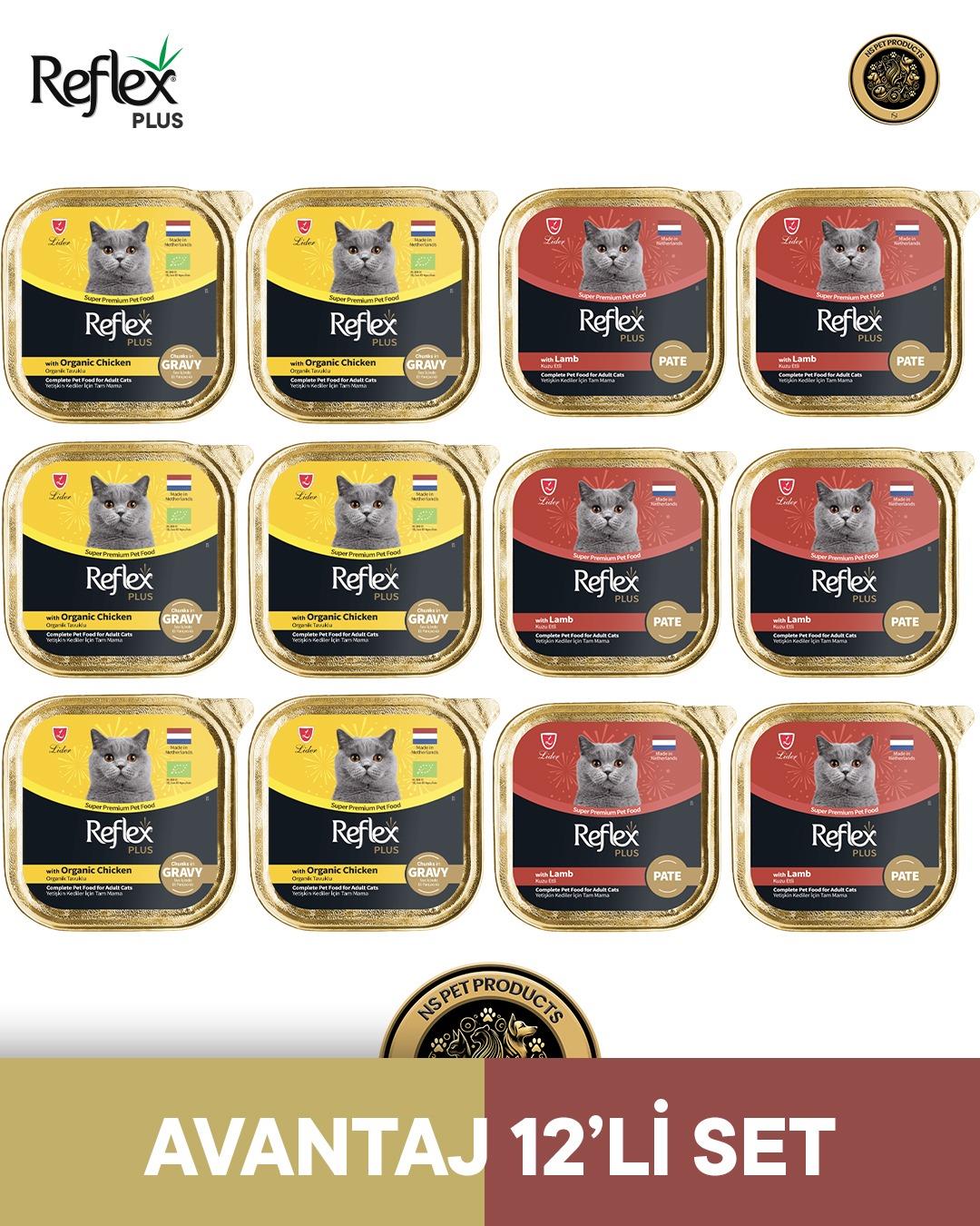 Reflex Plus Kedi Maması 12'li Avantaj Set