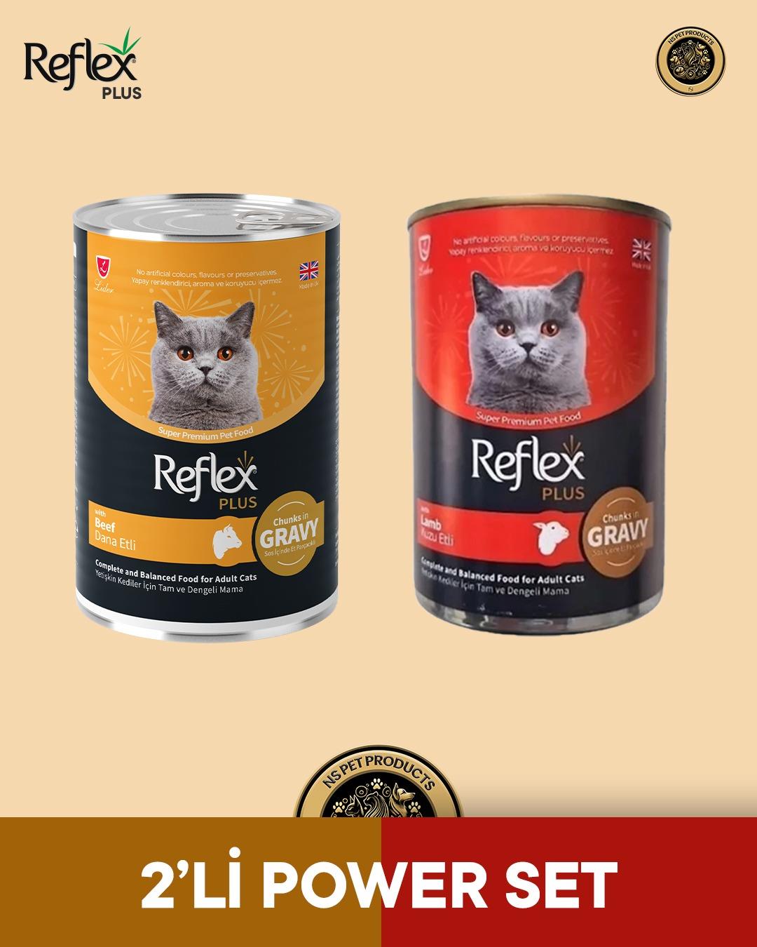 Reflex Plus Kedi Maması 2'li Power Set