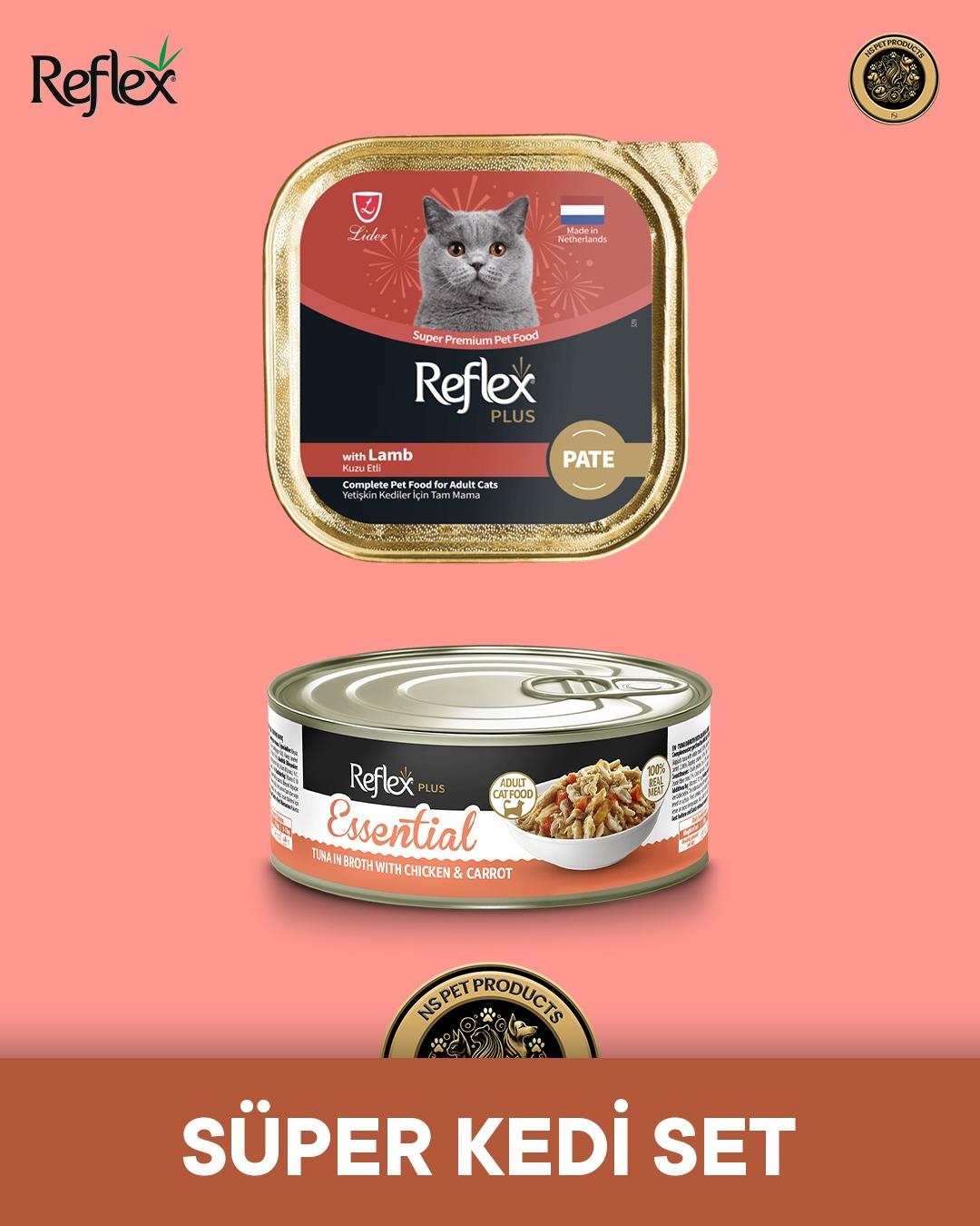 Reflex Plus Kedi Maması 2'li Süper Kedi Set