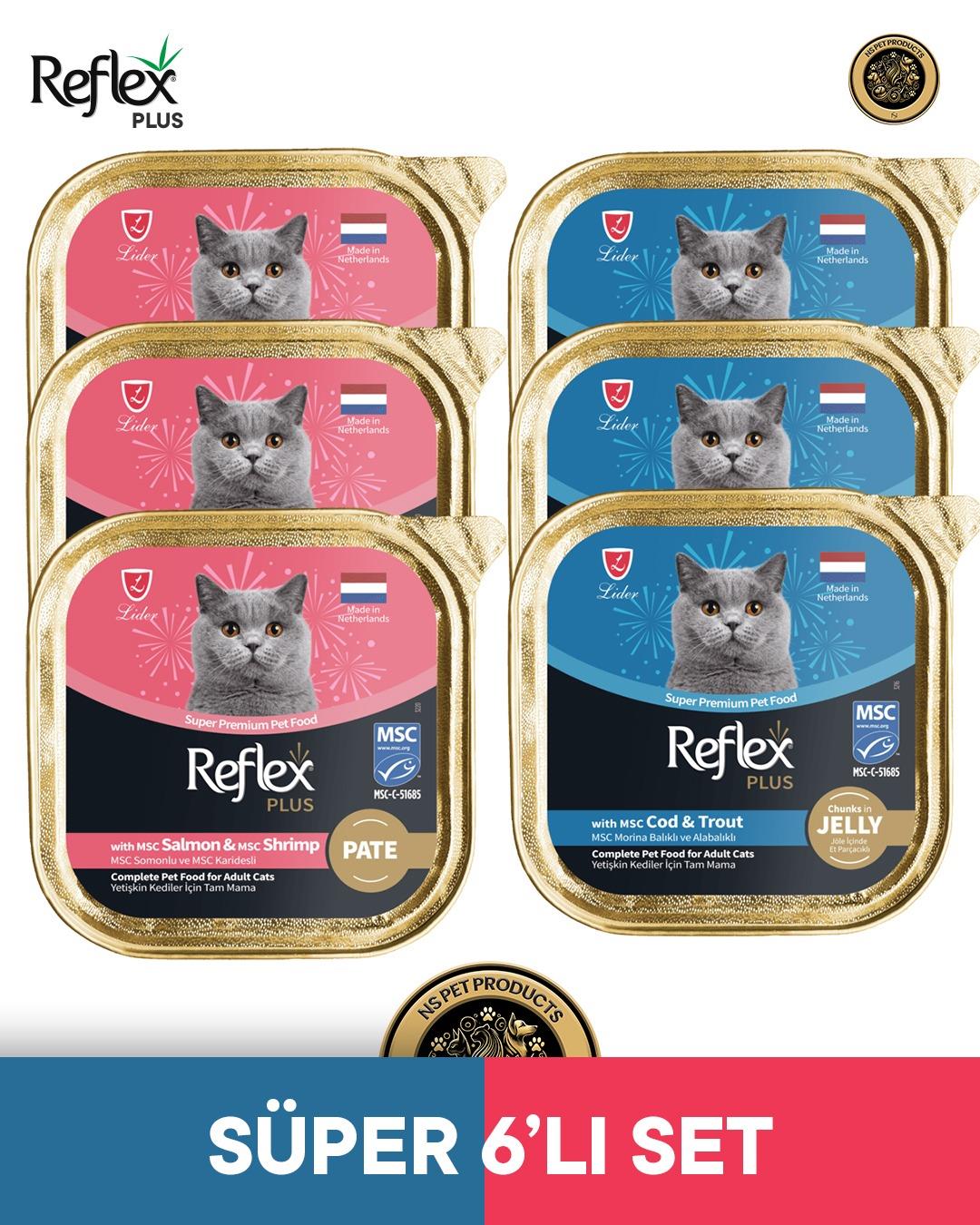 Reflex Plus Kedi Maması 6'lı Süper Set