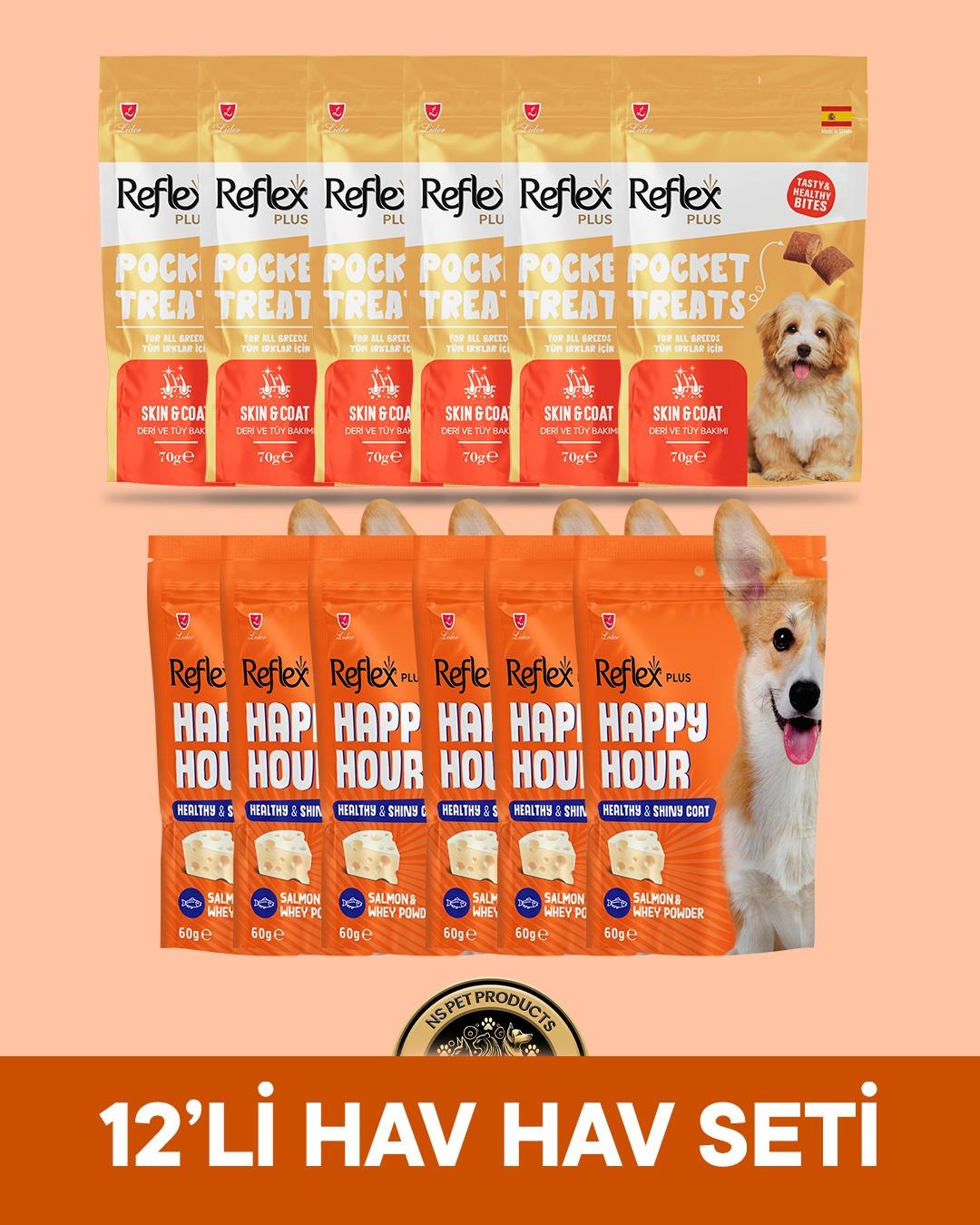 Reflex Plus Pocket Treats-Happy Hour Köpek Maması 12'li Havhav Set - 2