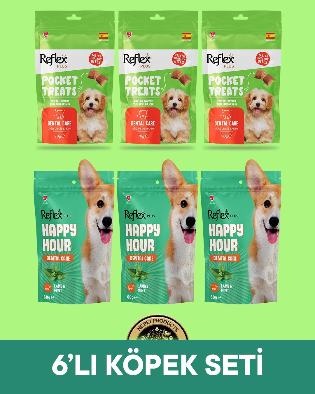 Reflex Plus Pocket Treats-Happy Hour Köpek Maması 6'lı Köpek Set - 1