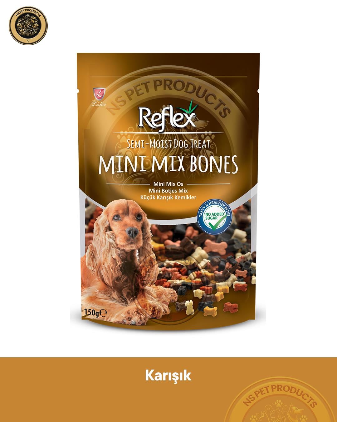 Semi-Moist Ödül Maması Mini Mix Bones 150 gr