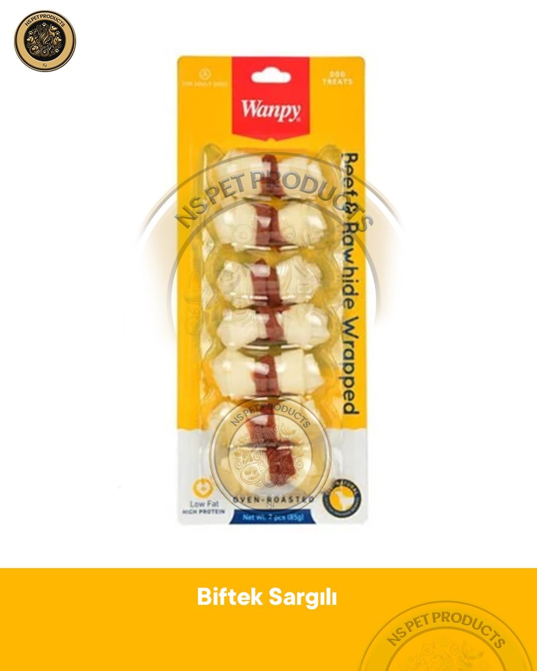 Wanpy Biftek Sargılı 85 gram köpek ödülü