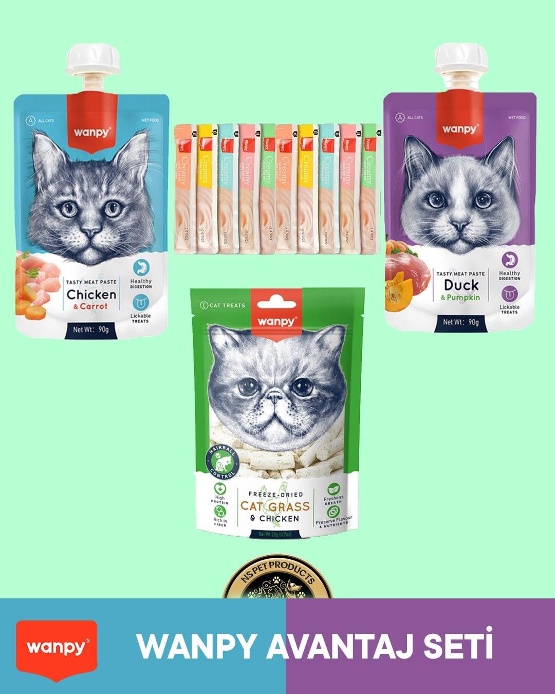 Wanpy Kedi Maması Wanpy Avantaj Set