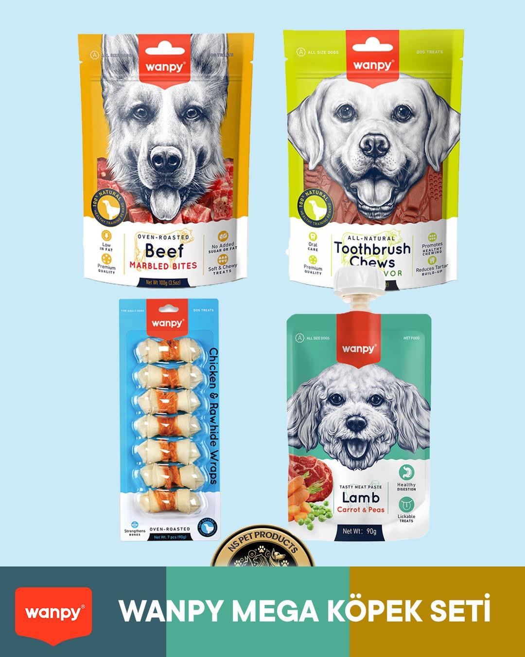 Wanpy Köpek Maması 4'lü Mega Köpek Set