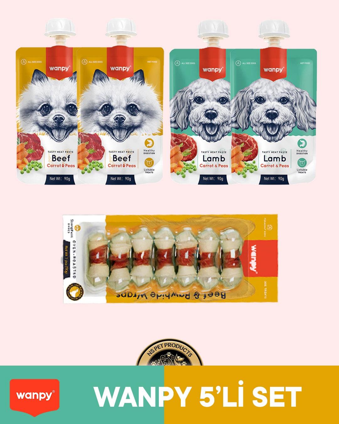 Wanpy Köpek Maması 5'li Wanpy Set - 1