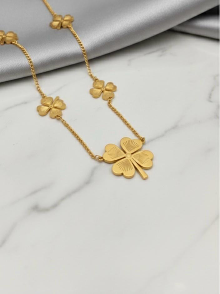 Çelik Kolye 45 cm (Gold) 010753