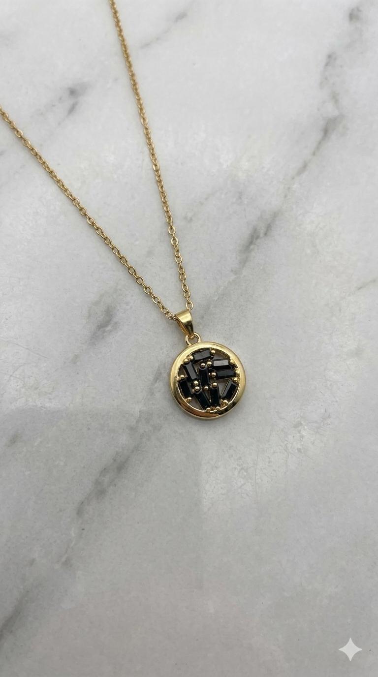 Çelik Kolye 45cm (Gold) 010765