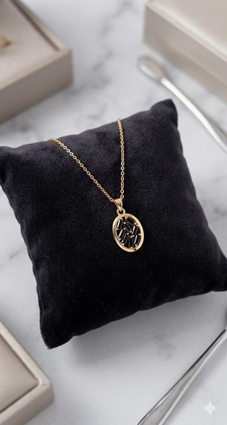Çelik Kolye 45cm (Gold) 010770