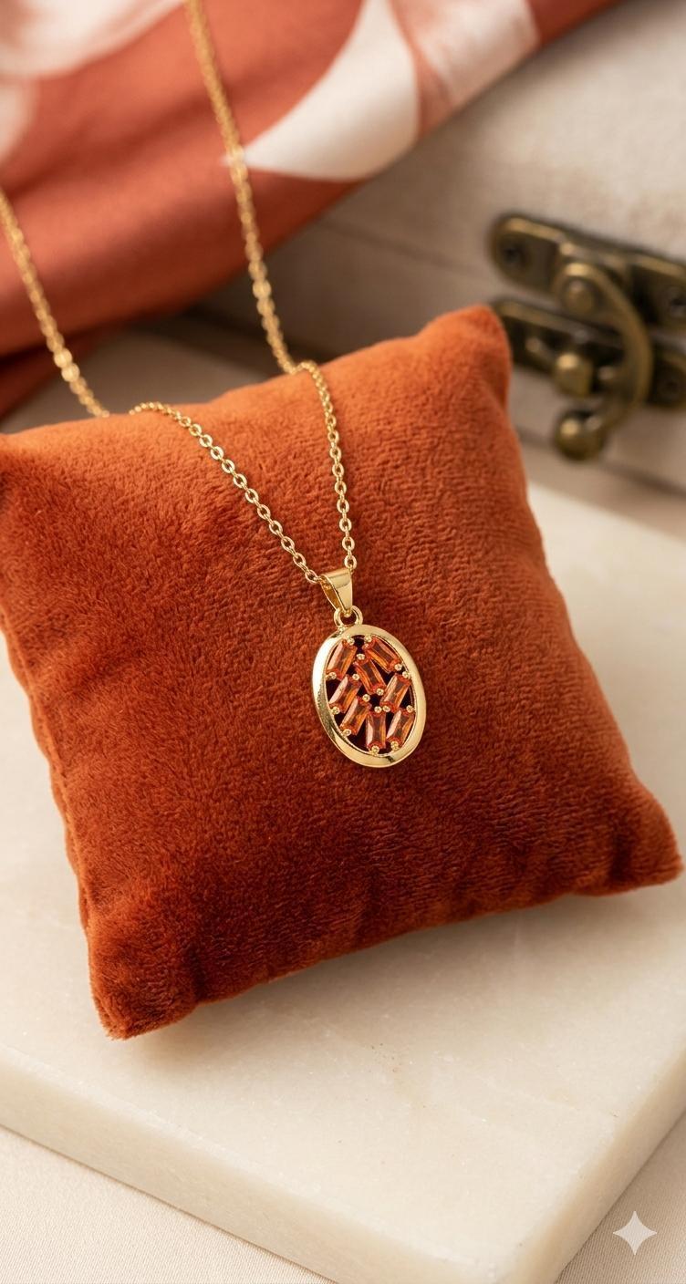 Çelik Kolye 45cm (Gold) 010772