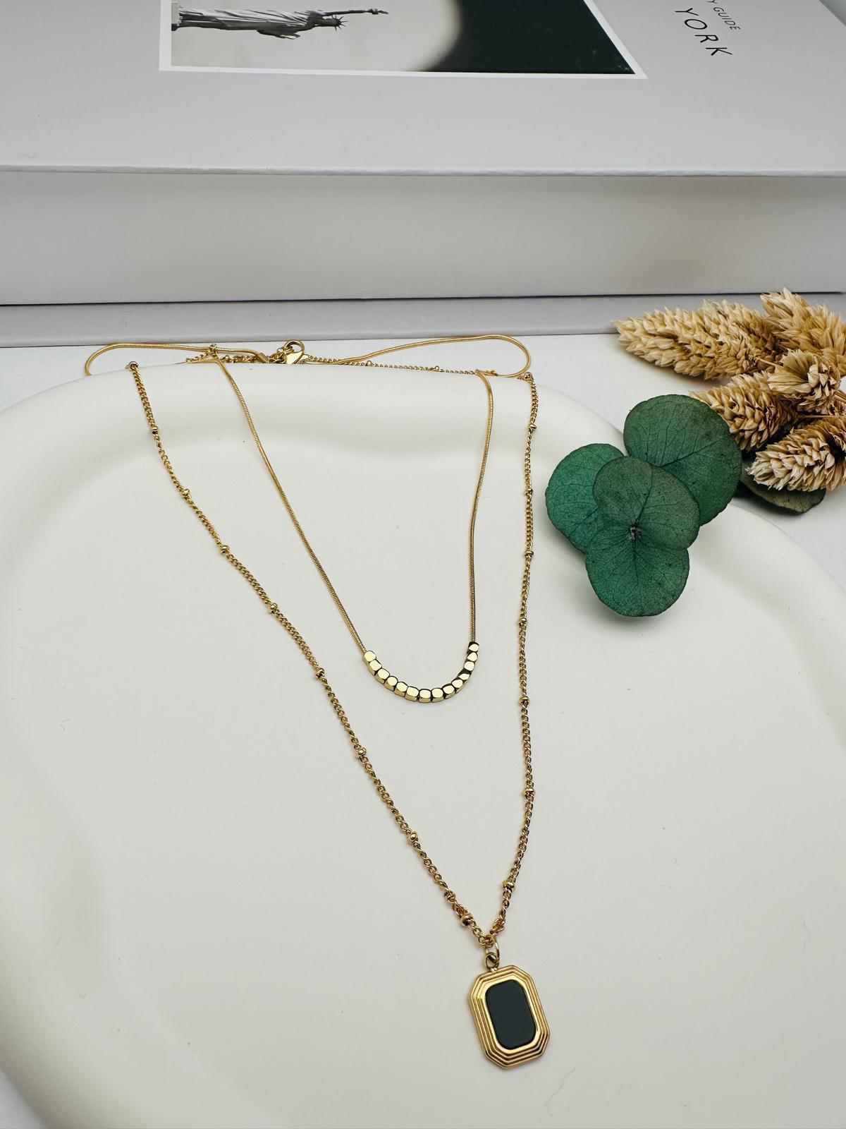 Çelik Kolye (Gold) 0106349