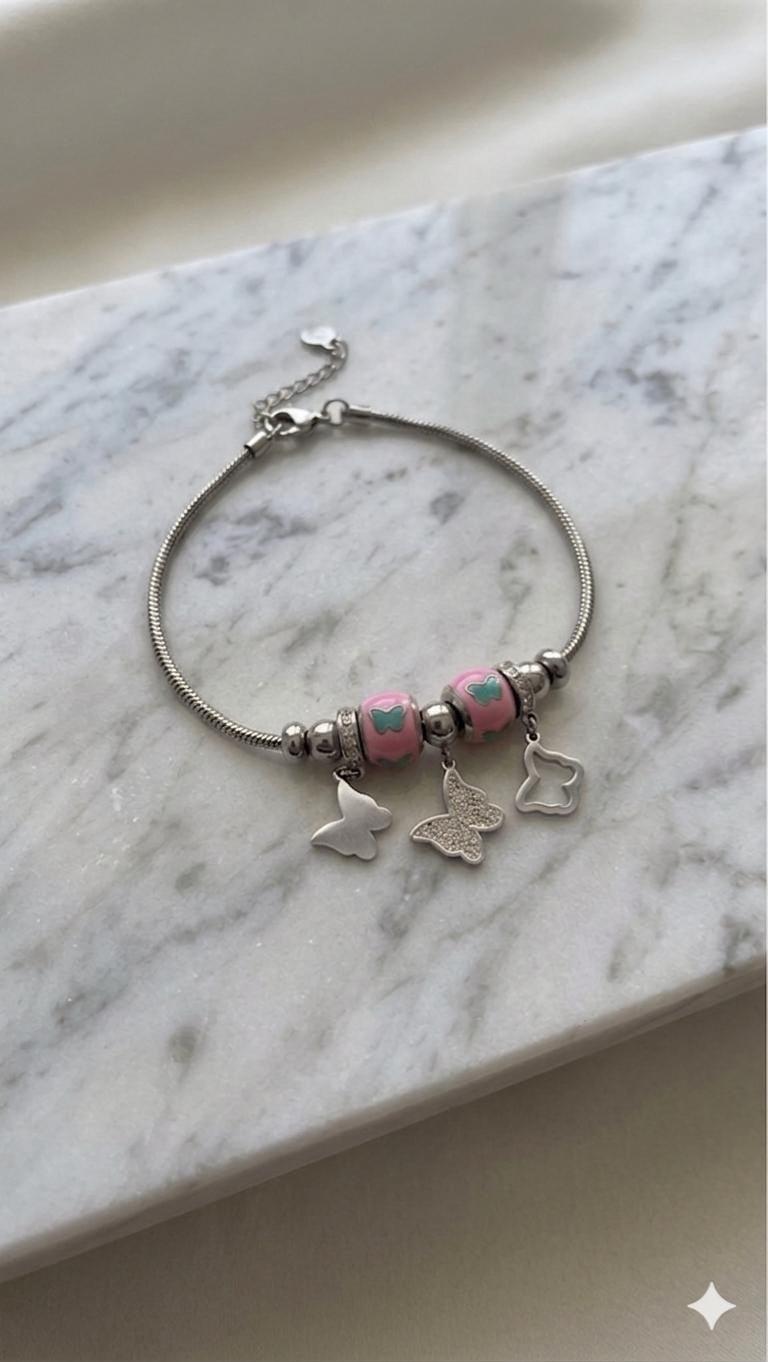 Çelik Pandora Bileklik (Gümüş) Blk 2492