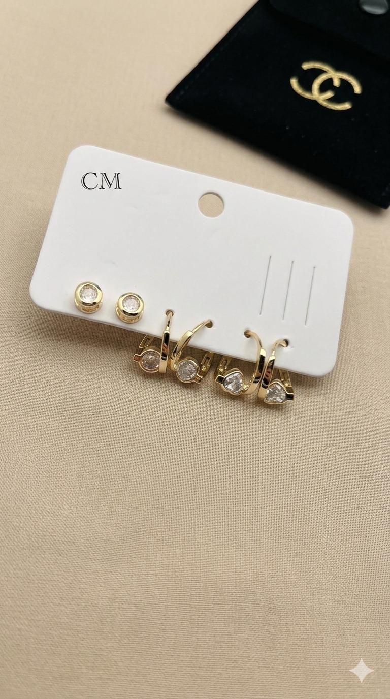 CM Jewerly Küpe  (Gold) CMJ 2038