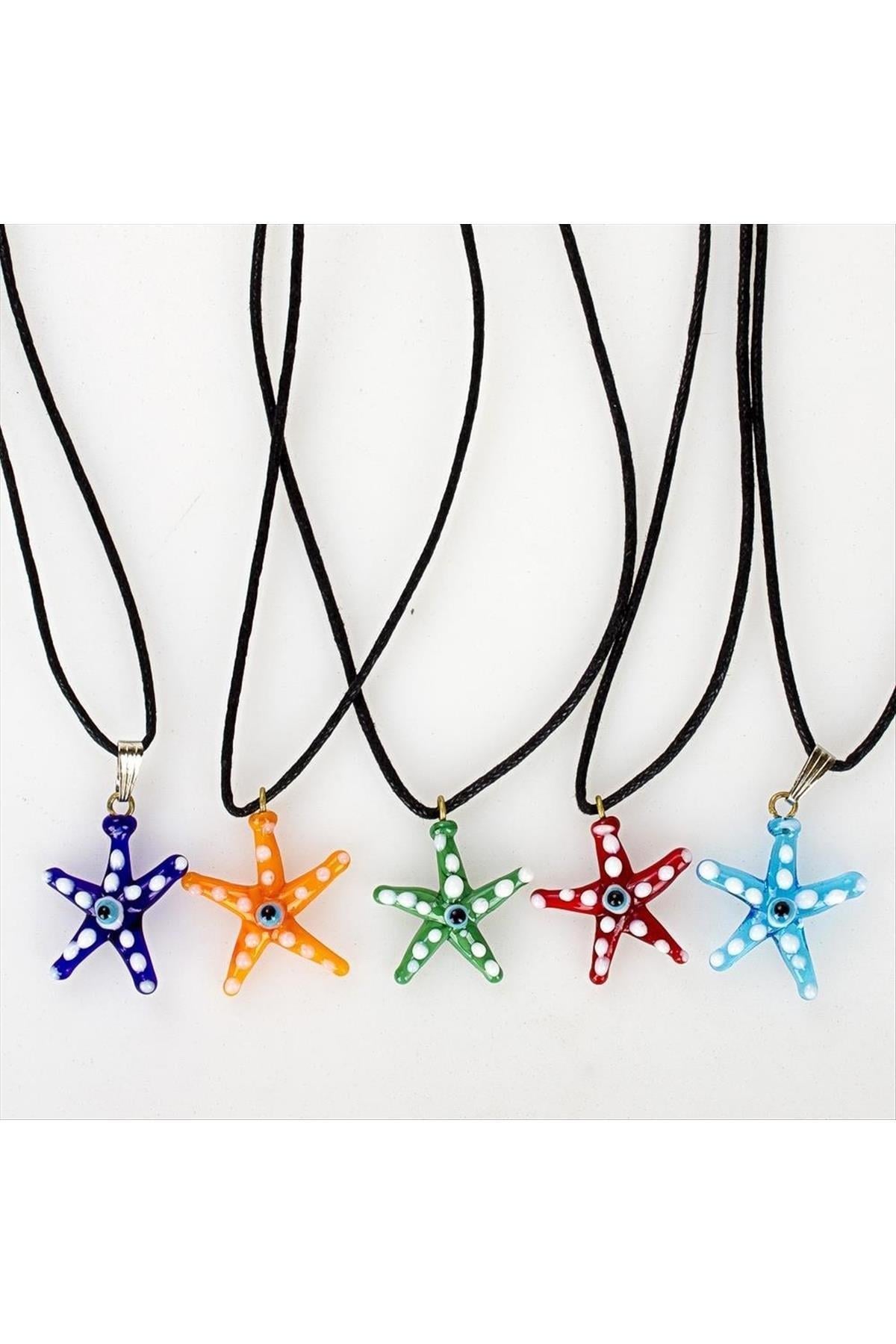 Deniz Yıldızı Cam Kolye