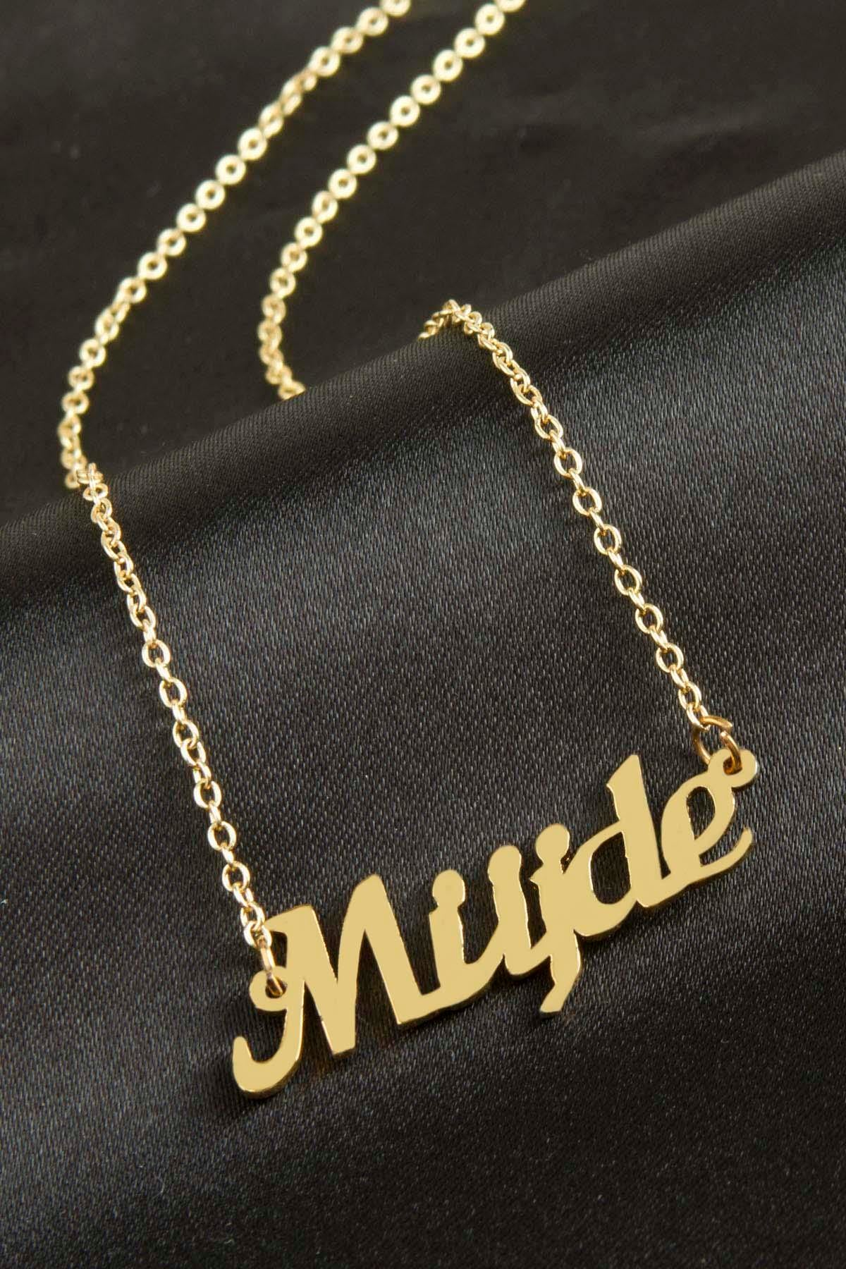 Müjde isimli kolye (Kişiye Özel)