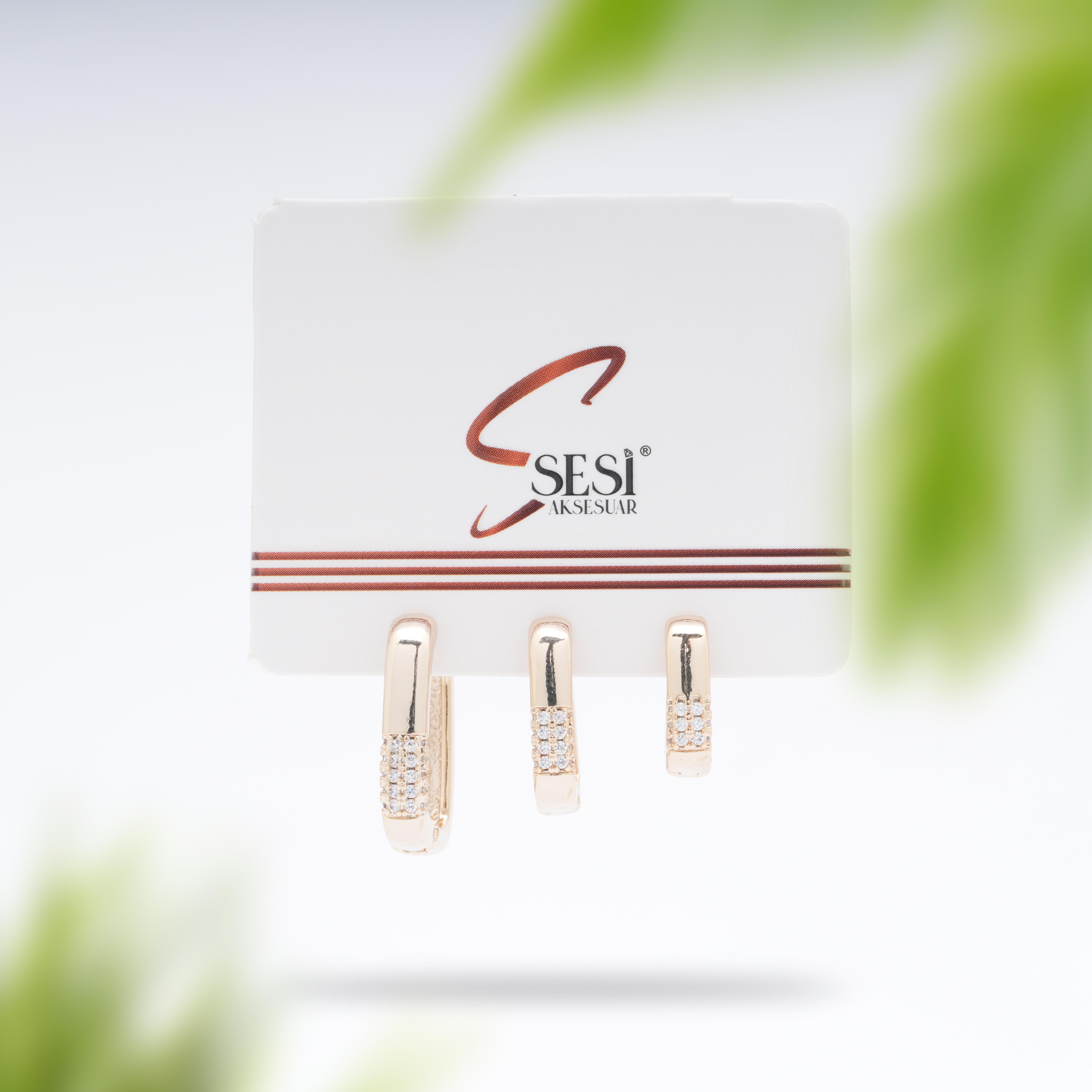 3'LÜ ÇELİK KÜPE