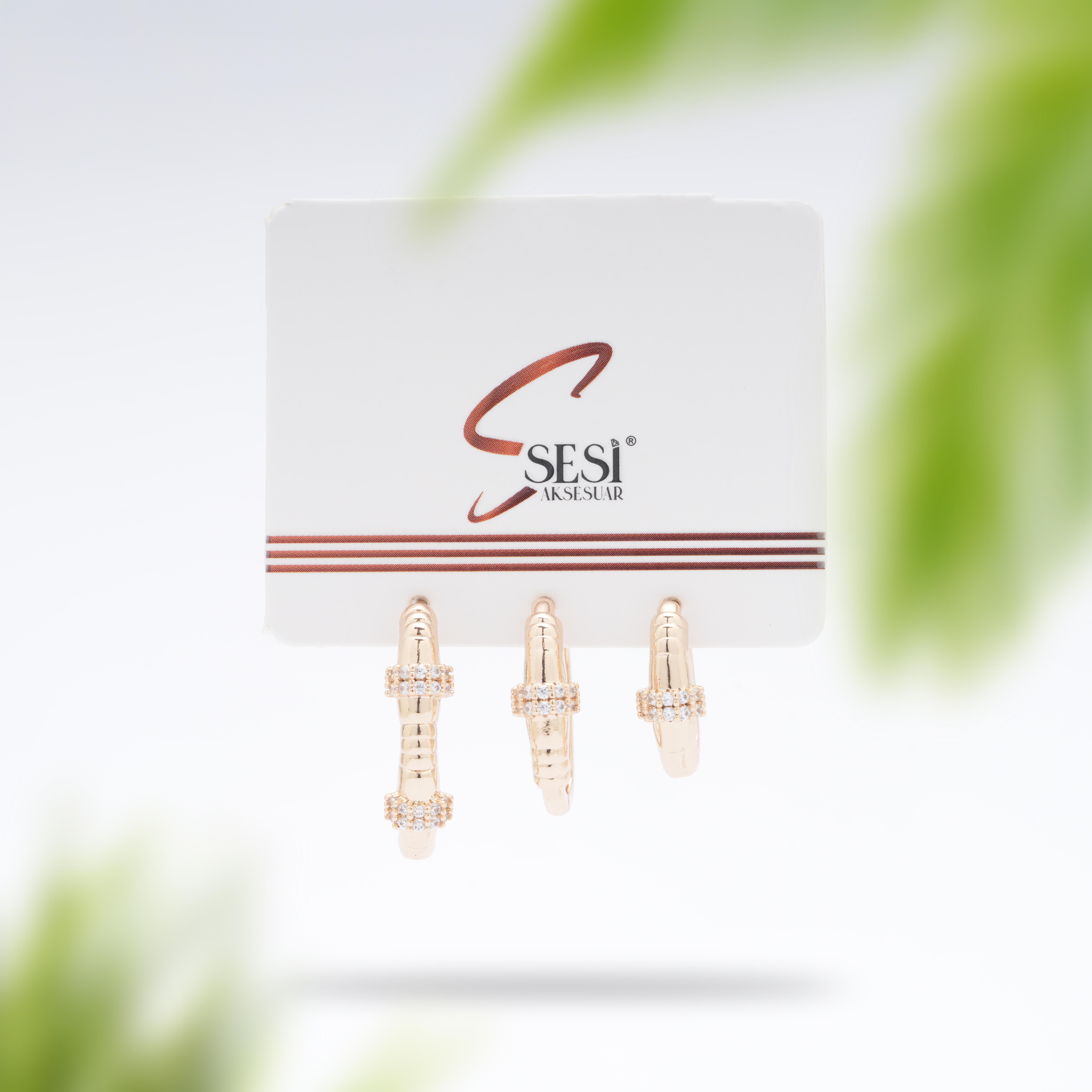 3'LÜ ÇELİK KÜPE