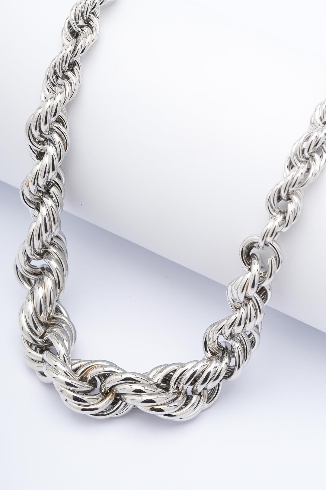 ÇELİK KOLYE SILVER
