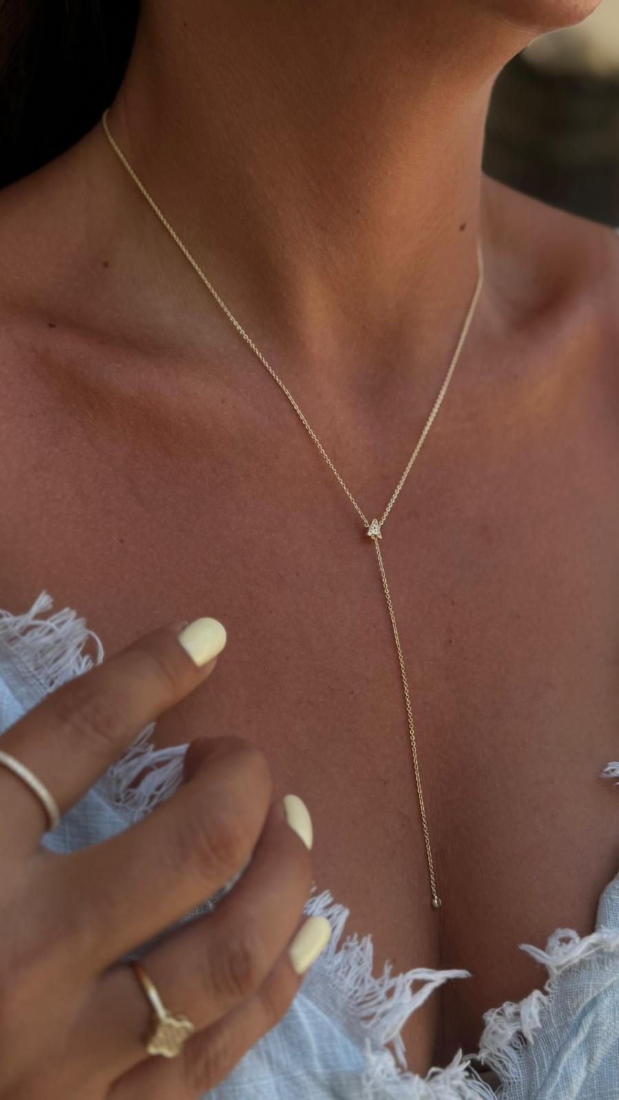 VIP GOLD Y KOLYE HARFLİ (14K)