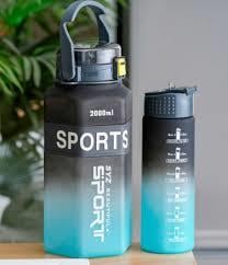 2 Lİ MOTİVASYON MATARASI 2 LT+700ML