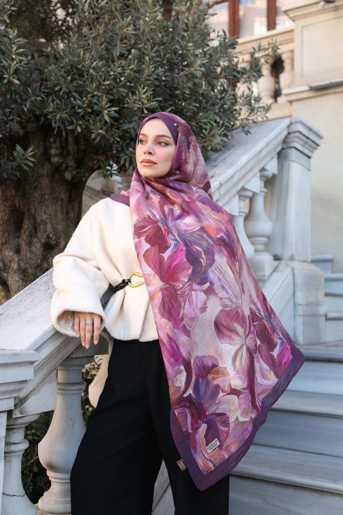 Enricoferri Allure Desen Şal