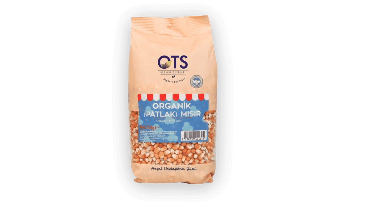 Ots Organic Popcorn 750 Gm