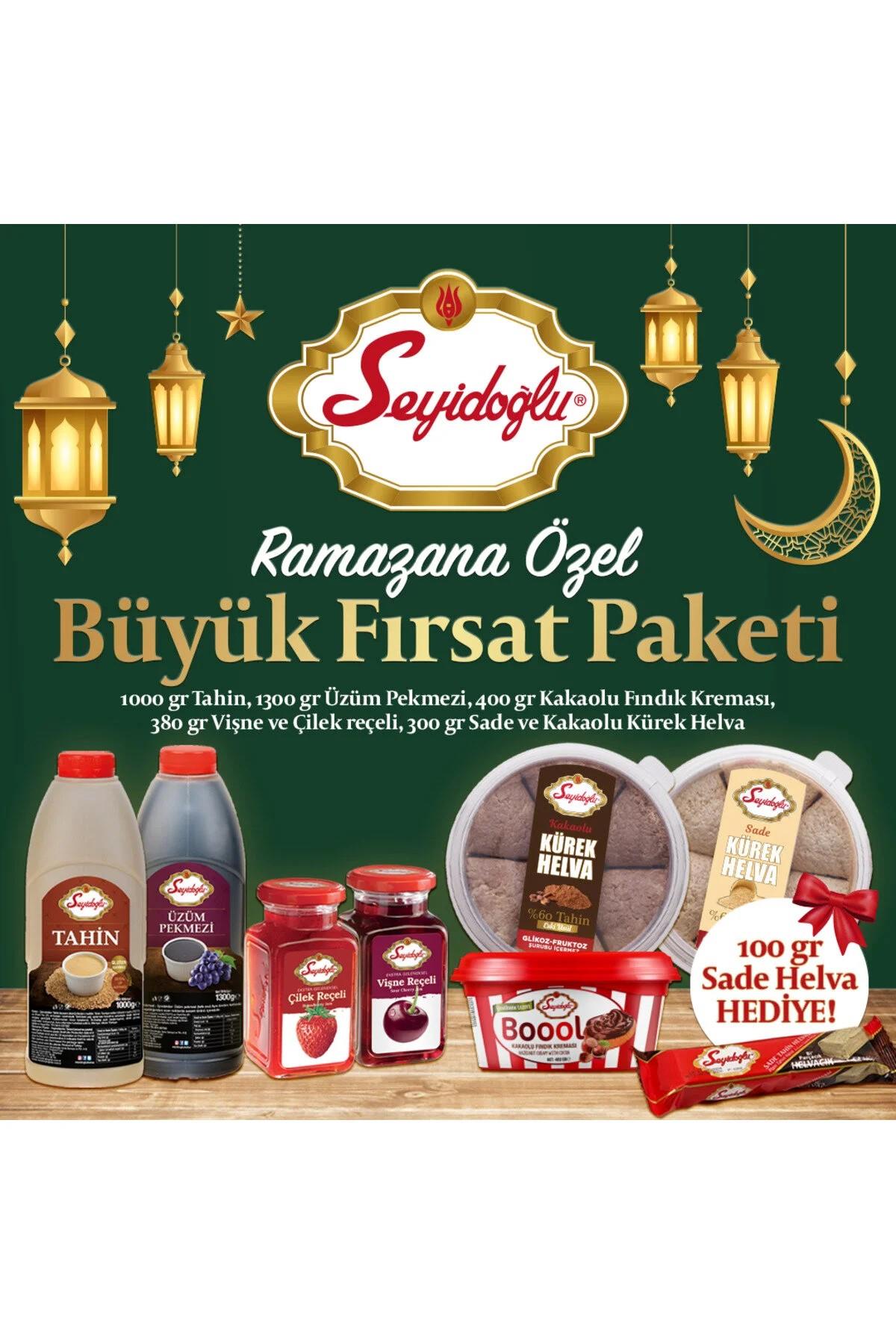 Seyidoğlu Geleneksel Lezzetler 8'li Set – Tahin, Pekmez, Reçel ve Helva Çeşitleri